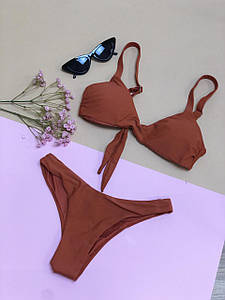 Оптом жіночий купальник роздільний (арт. 14-01) 36-42 р. Помаранчевий