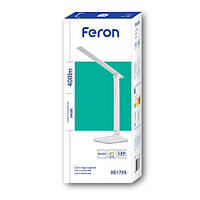 Настільний світлодіодний світильник Feron DE1725 білий