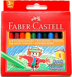 Олівці воскові Faber-Castell 12 кольори 141012