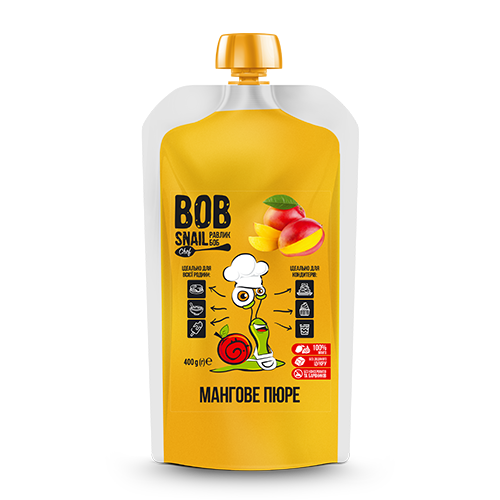 Пюре з манго, 400 р, Snail Bob