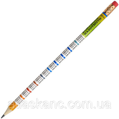 Олівець графітний Koh-i-Noor 1231 HB з гумкою та таблиць множення 1231