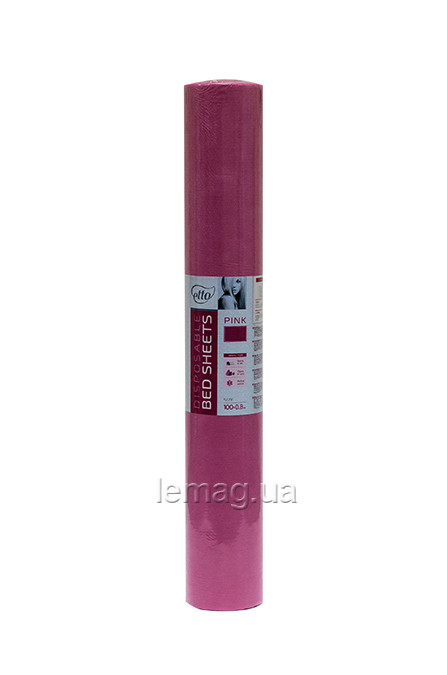 Etto Простирадла СМС в рулоні ширина 80 см, рулон 100 м - Рожевий