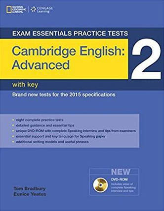 Exam Essentials Cambridge Advanced Practice Tests 2 with key and DVD-ROM, фото 1