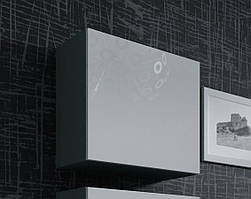 Вітрина VIGO KWADRAT сірий/білий (модульні меблі) (CAMA)