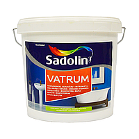 Акрилова фарба Sadolin Vatrum вологостійка, 5л, біла (Садолін Ватрум)