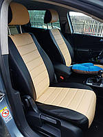 Чехлы на сиденья ВАЗ Лада 2111/2112 (VAZ Lada 2111/2112) (модельные, экокожа Аригон, отдельный подголовник)