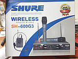 Мікрофони Shure SH-600G3 2 радіомікрофони + гарнітура, фото 2
