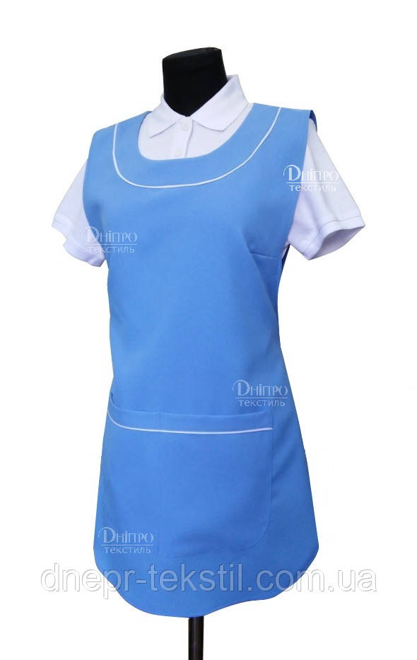 Голубой фартук хитон для горничной уборщицы: продажа, цена в Днепре ...