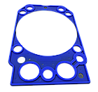 Прокладка головки блоку КАМАЗ (Металосиликон), фото 3