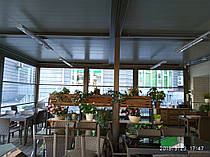 Отопление летней площадки паба "Терраса", г. Киев 2