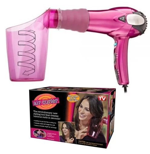 Волшебные Бигуди Air Curler, Насадка на Фен для Завивки Локонов ...