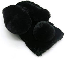 Чохол/ Панель Alitek для Apple iPhone Айфон 11 Чорний зайчик (плюш), фото 3