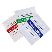 Буферний порошок pH 4.01, pH 6.86, pH 9.18 для калібровки pH метра, фіксанал комплект 3 пакетики