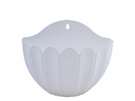 Вазон "Марго" настінний 12,5*15см. (білий)