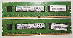 8GB 2*4GB Samsung 1Rx8 DDR4-2133 PC4-17000U RAM Оперативна пам'ять