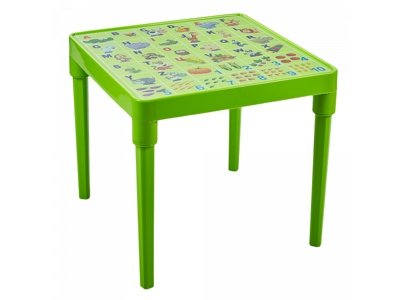 Стіл дитячий "англійська Абетка" (оливки.)