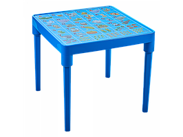 Стіл дитячий "англійська Абетка" (блакитний)