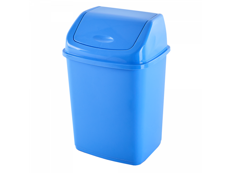 Відро для сміття 10л. (блакитне)