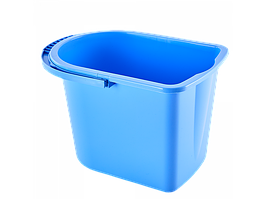 Відро 14л прямокутне. (блакитне)