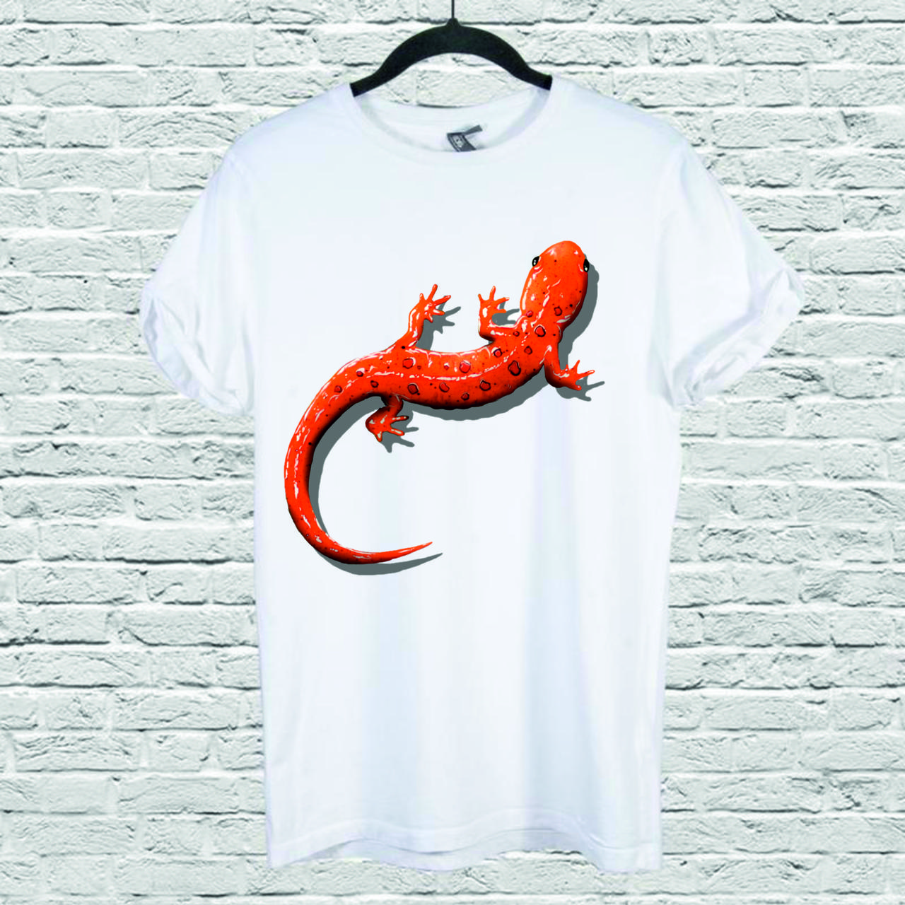 Футболка YOUstyle Red Spotted Salamander 0083 XL White
