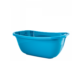 Таз прямокутний пластиковий 22л 54*40*23см бірюзовий Алеана