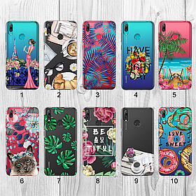 Силіконовий чохол з малюнком для Huawei Y7 Prime 2019 / Y7 2019 (new collection)
