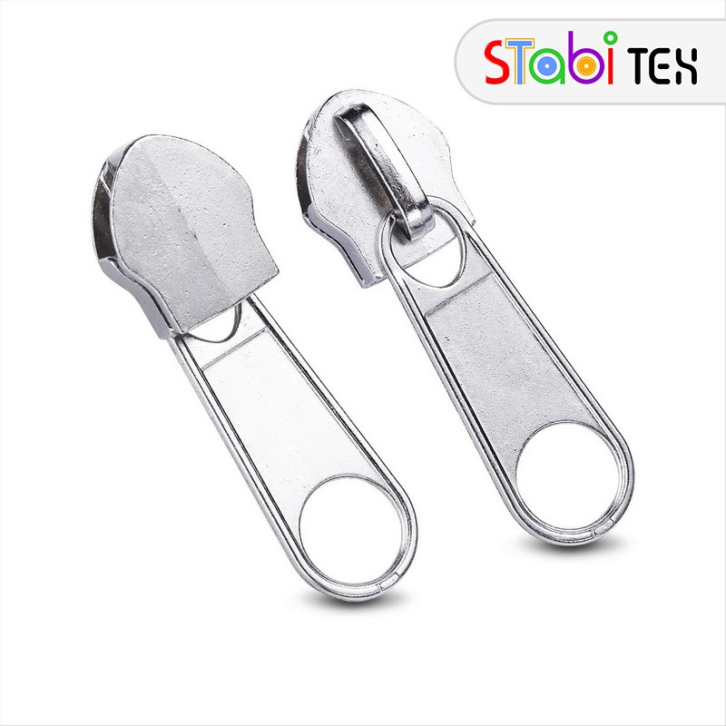 Бігунок для застібки-блискавки спіральної тип10 КРАПЛЯ (6грамм) Нікель