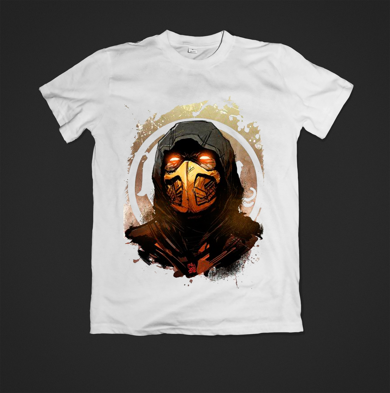 Футболка YOUstyle Scorpion 0096 S White
