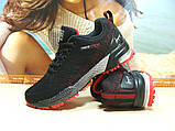 Кросівки жіночі BaaS Marathon — 21 чорно-червоні 37 р., фото 5