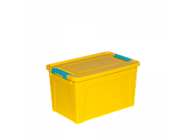Контейнер "Smart Box" Spring 3,5л. (_жовтий/бирюз.)