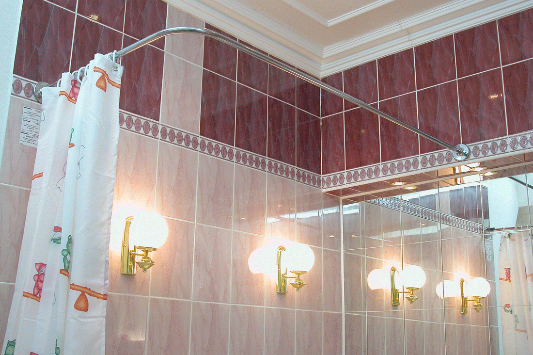 Карниз на прямокутні ванни Тритон Г-подібної форми з неіржавкої сталі