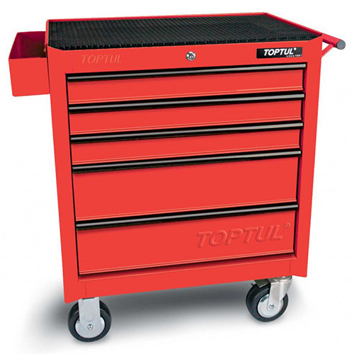 Візок для інструменту TOPTUL 5 секцій (червоний) TCAA0502, фото 1