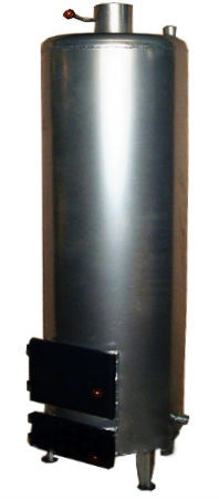 Водонагрівач на дровах 100 л. (неіржавка сталь), фото 1