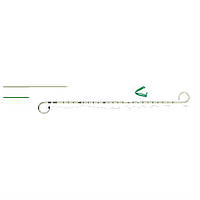 Набір інтегрального сечовідного стенту з центральним/відкритим кінчиком типу WIRUTHAN®, розмір Ch. 4.8 (1,6 mm), довжина: 24 cm