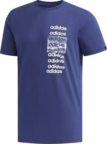 Футболка adidas T-Shirt M 3Х3 T синій колір, фото 2