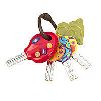 Розвиваюча Іграшка – Супер-Ключики Battat LucKeys – 4 Textured Toy Keys for Babies & Toddlers