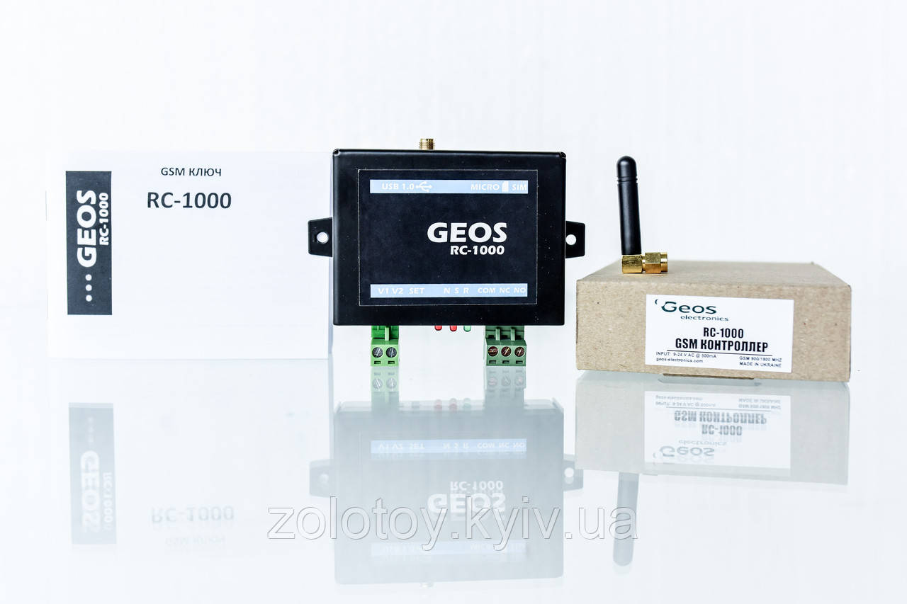 GSM-ключ для воріт та шлагбаума Geos RC-1000 від виробника