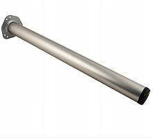 Ніжка меблева регульована, для стола d — 60 мм/L — 710 мм сатин