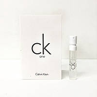 Пробник унисекс духов Calvin Klein CK One1,2ml оригинальная туалетная вода, летний свежий цитрусовый аромат