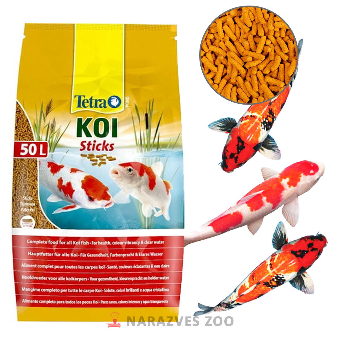 Корм Tetra Pond Koi Sticks для коропів Кої на розвіс