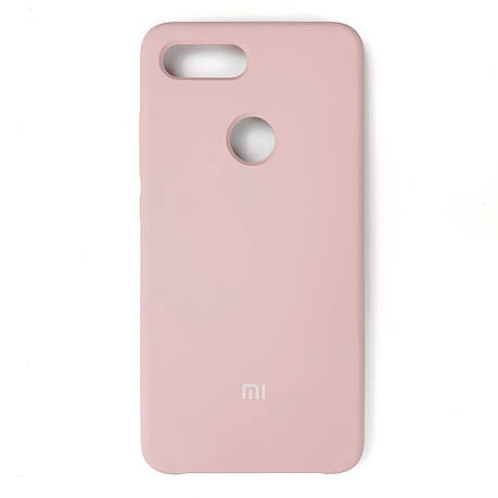 Silicone Case Premium на Xiaomi Mi 8 Lite Pink Sand, фото 1