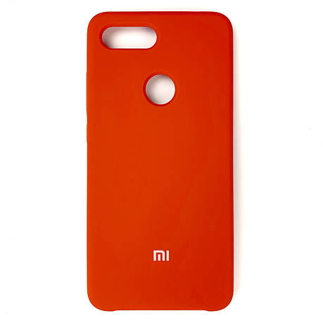 Чохол Silicone Case на Xiaomi Mi 8 Lite Red, фото 1