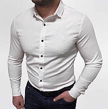 Рубашка чоловіча 48(р) біла 18403 Philipp Plein Туреччина Осінь-A