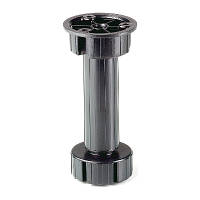 Ніжка кухонна чорна 100 мм.