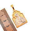 Іконка Xuping "Свята Княгиня Ольга" з медичного золота, позолота 18K + родій, 42456 (1), фото 2