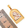 Іконка Xuping "Казанська Божа Матір" з медичного золота, позолота 18K + родій, 42457 (1), фото 2