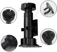 Ніжка кухонна чорна 150 мм