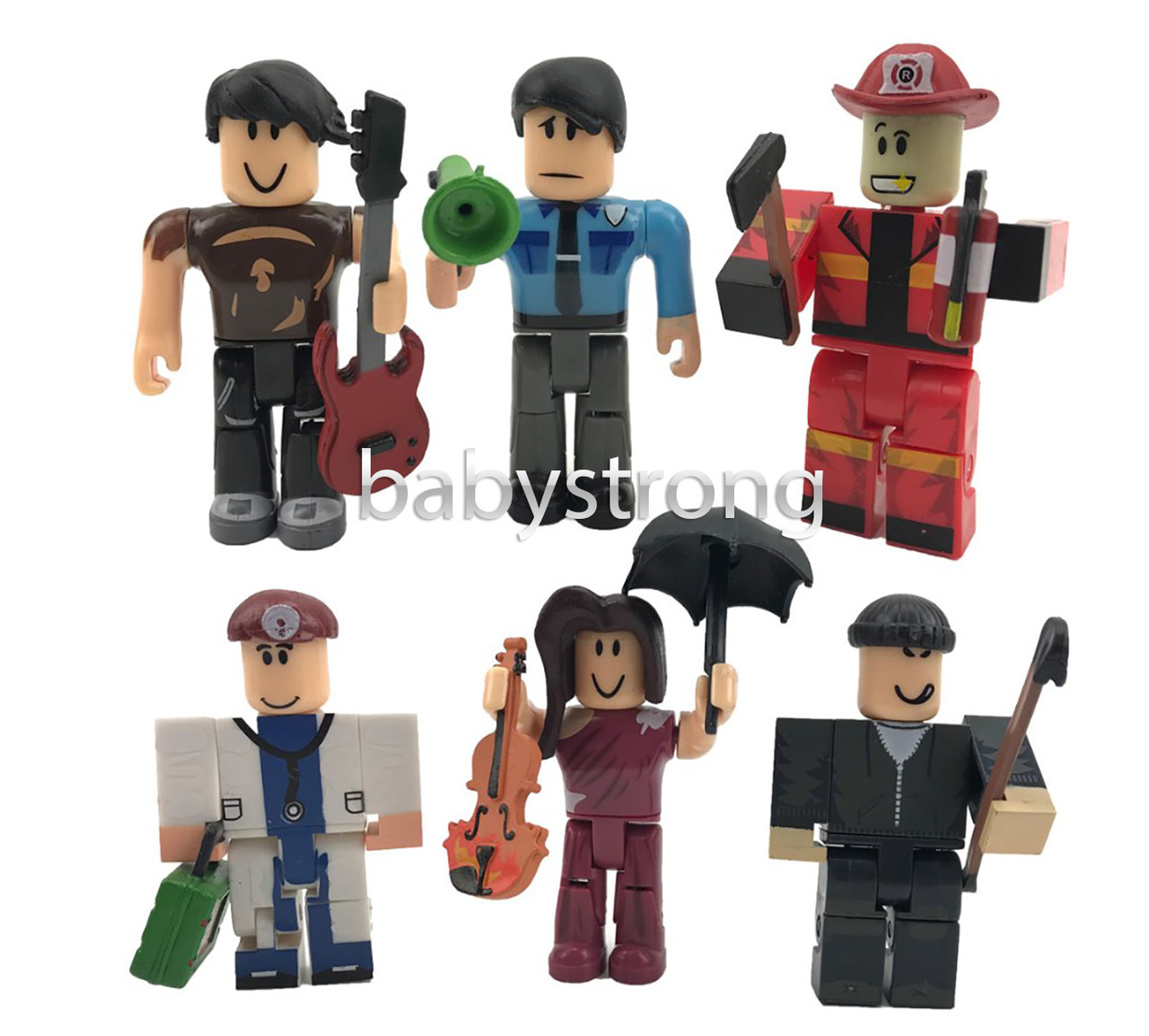 Игровой набор Роблокс - Roblox Профессии 6 героев + 8 аксессуаров ...