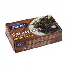Кальмар у власних чорнилі Calamares trozos en tinta Diamir, 110 гр