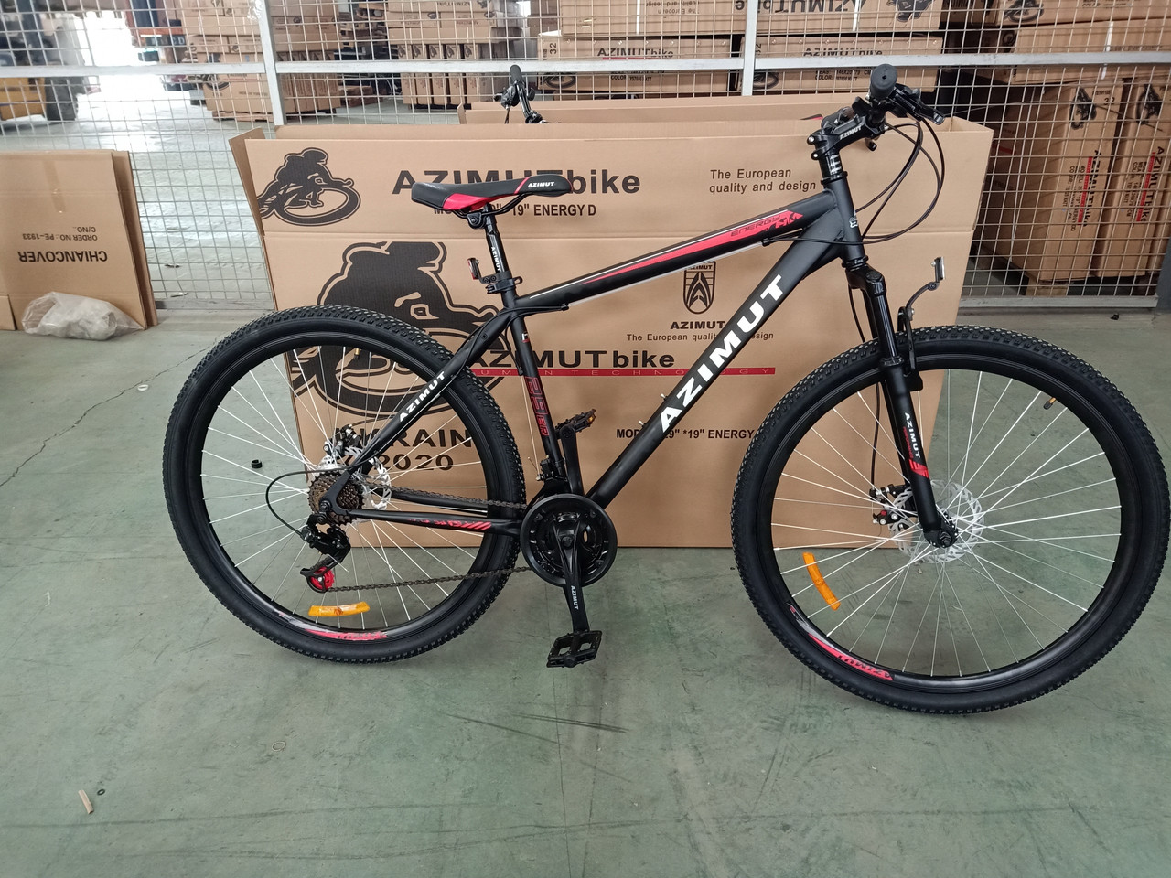 Гірський велосипед 29 дюймів Azimut Energy. Рама 21". Дискові гальма. Білий, фото 1